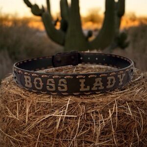 Idyllwind Boss Lady Miranda Lambert Equestrian Floral Leather Belt